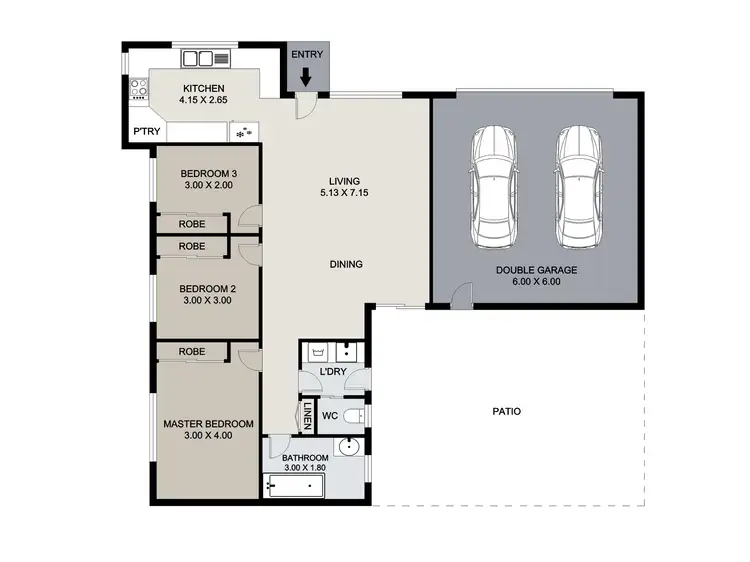 Floorplan of Homely house listing, 47 Omalley Street, West Gladstone QLD 4680