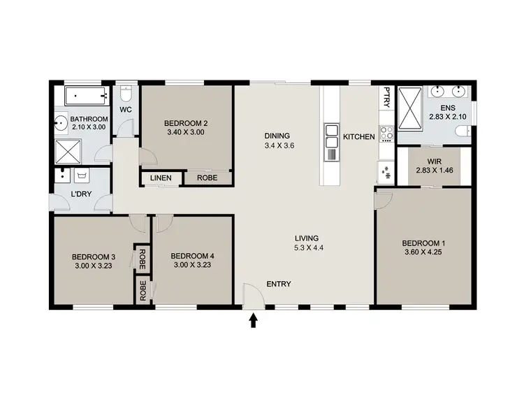 Floorplan of Homely house listing, 7 Liffey Way, Calliope QLD 4680