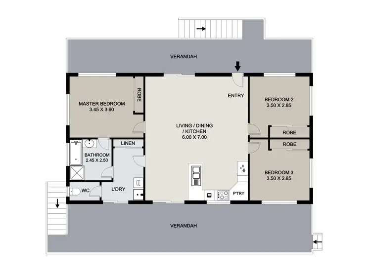 Floorplan of Homely house listing, 7 Walnut Street, New Auckland QLD 4680