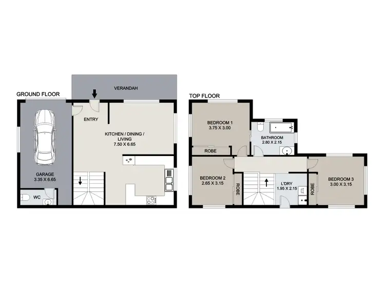 Floorplan of Homely house listing, 33 Allunga Drive, Glen Eden QLD 4680
