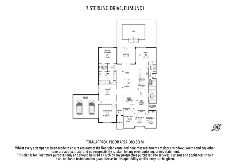 Floorplan of Homely house listing, 7 Sterling Drive, Eumundi QLD 4562