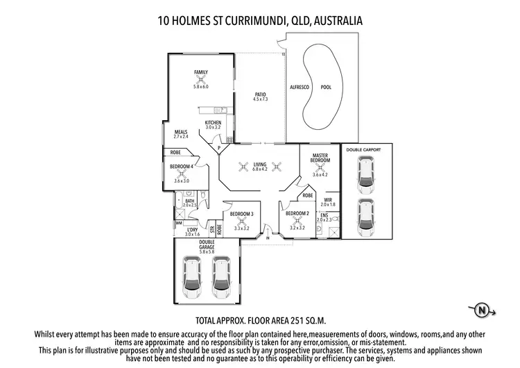 Floorplan of Homely house listing, 10 Holmes Street, Currimundi QLD 4551