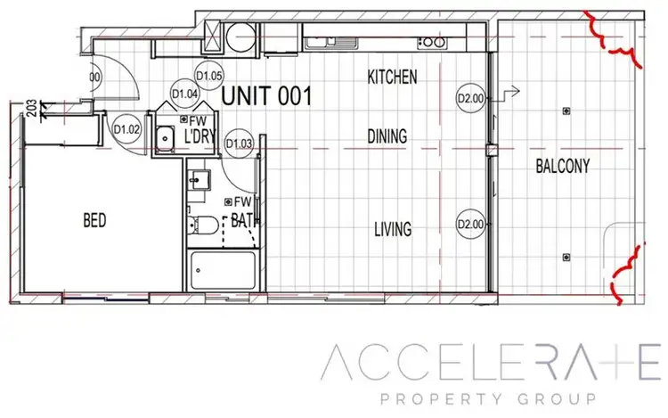 Floorplan of Homely unit listing, 1/11 Raffles Street, Mount Gravatt East QLD 4122