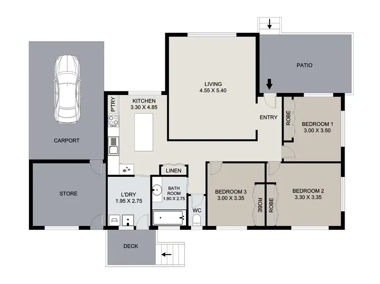 Floorplan of Homely house listing, 11 Golding Street, Barney Point QLD 4680