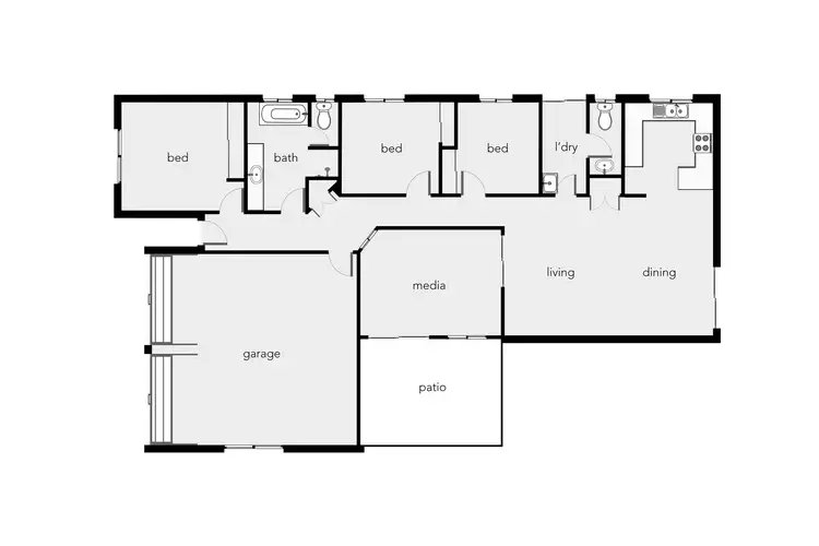 Floorplan of Homely house listing, 23 Opaline Close, Brinsmead QLD 4870