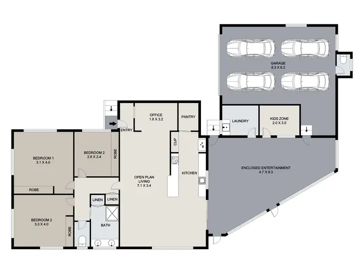 Floorplan of Homely house listing, 30 Darwin Street, Aspley QLD 4034