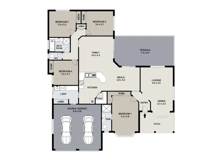 Floorplan of Homely house listing, 27 Benjamin Court, Glen Eden QLD 4680