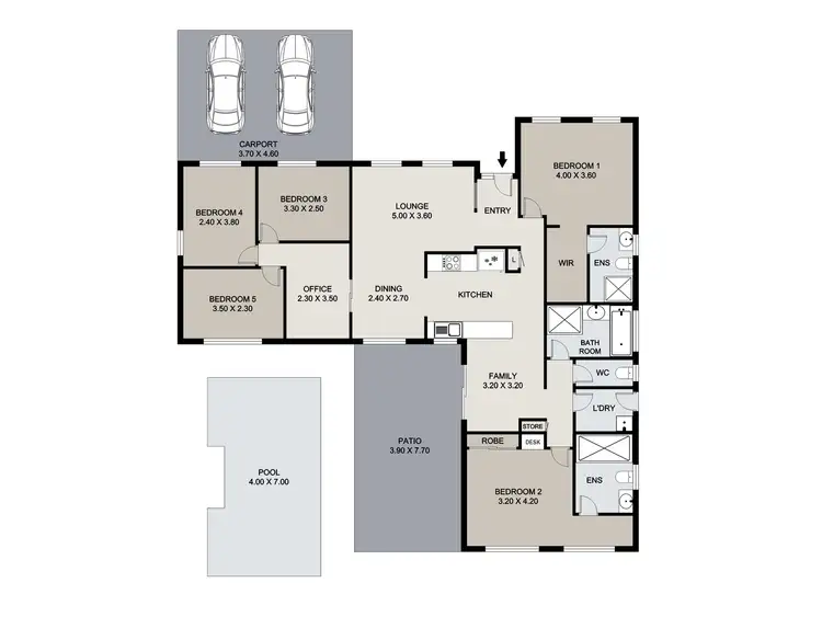 Floorplan of Homely house listing, 26 Belmore Crescent, Forest Lake QLD 4078