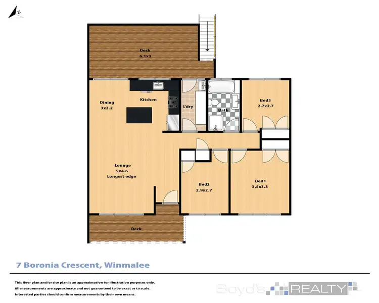 Floorplan of Homely house listing, 7 Boronia Cres, Winmalee NSW 2777