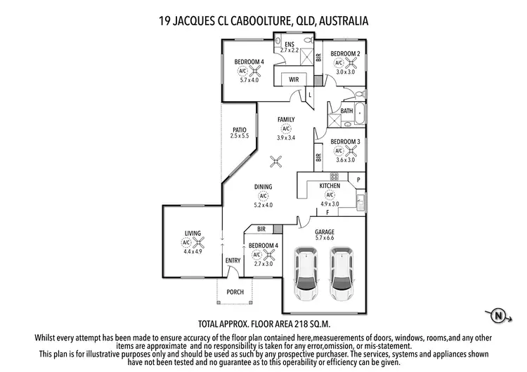 Floorplan of Homely house listing, 19 Jacques Close, Caboolture QLD 4510