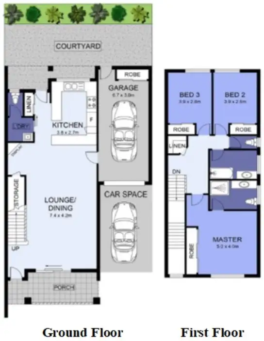 Floorplan of Homely townhouse listing, 90/151-153 Mudjimba Beach Road, Mudjimba QLD 4564