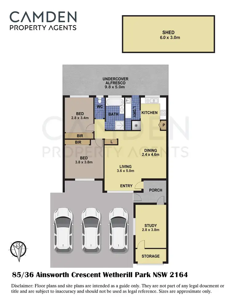 Floorplan of Homely house listing, 85/36 Ainsworth Cres, Wetherill Park NSW 2164