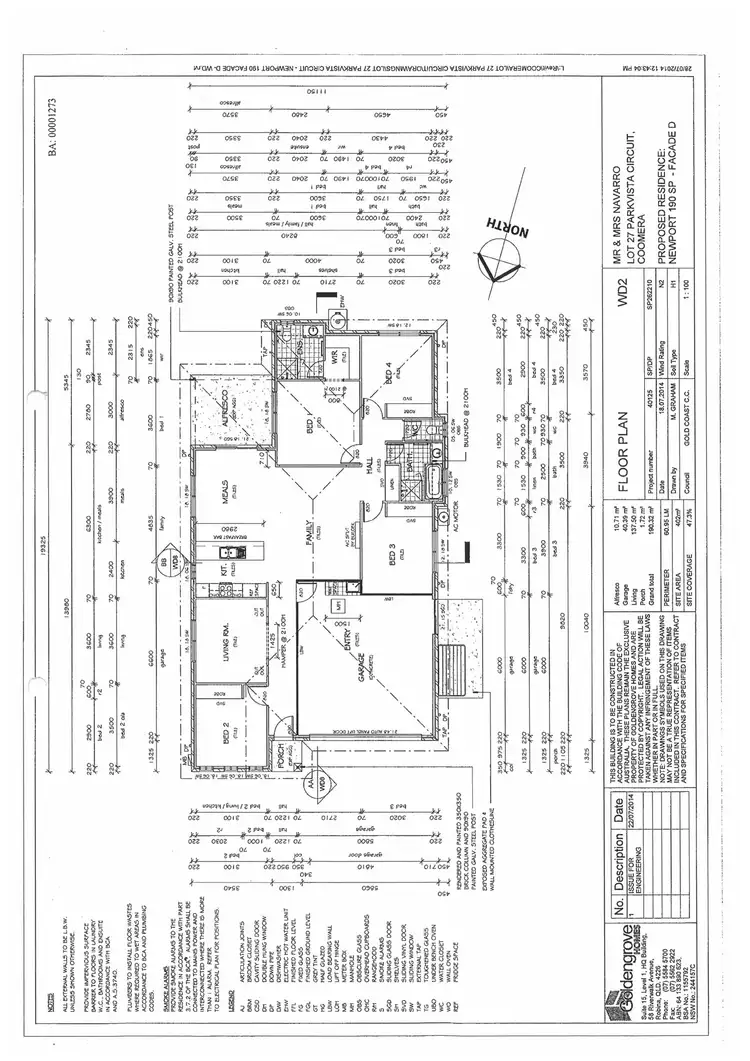 Floorplan of Homely house listing, 27 Parkvista Cicuit, Coomera QLD 4209
