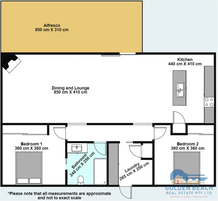 Floorplan of Homely house listing, 15 Sunburst Avenue, Golden Beach VIC 3851