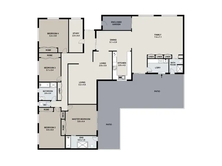 Floorplan of Homely house listing, 25 Chapman Drive, Clinton QLD 4680