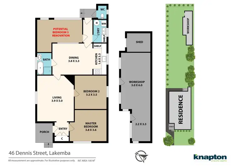 Floorplan of Homely house listing, 46 Dennis Street, Lakemba NSW 2195