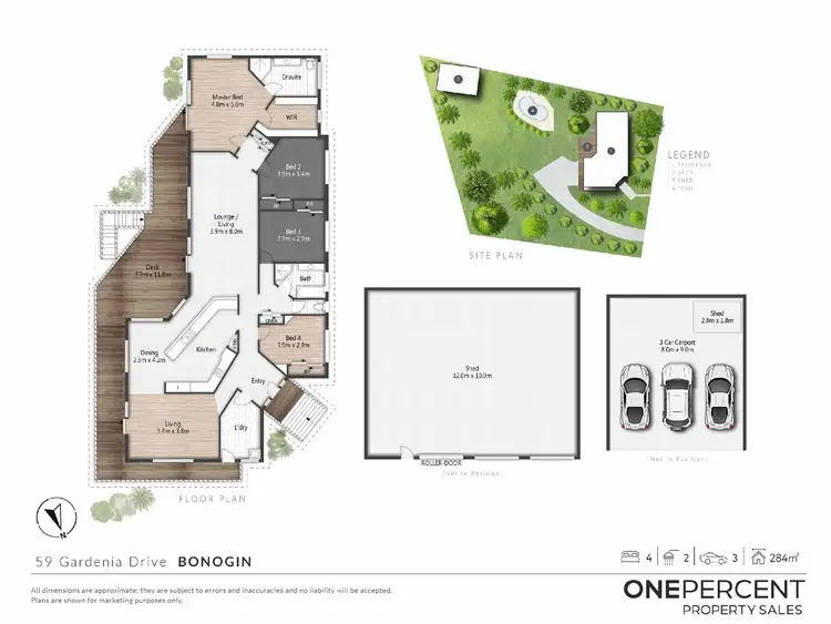 Floorplan of Homely house listing, 59 Gardenia Drive, Bonogin QLD 4213