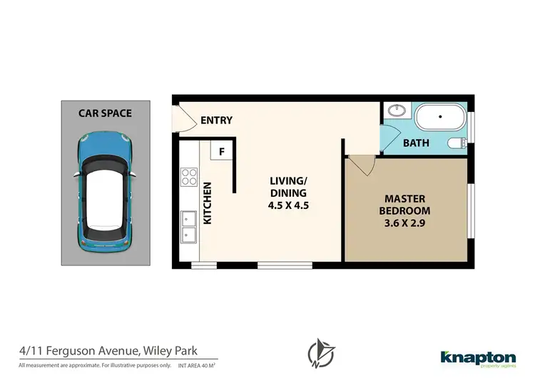 Floorplan of Homely unit listing, 4/11 Ferguson Avenue, Wiley Park NSW 2195