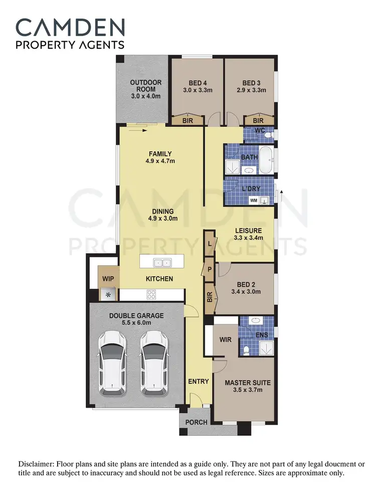 Floorplan of Homely house listing, 33 Harland Road, Spring Farm NSW 2570