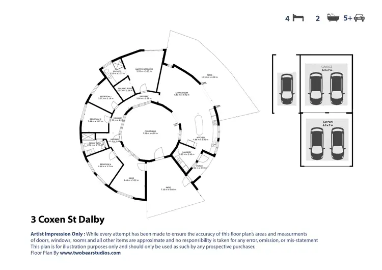 Floorplan of Homely house listing, 3 Coxen Street, Dalby QLD 4405