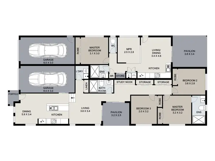 Floorplan of Homely house listing, 45 Christie Crescent, Bellbird Park QLD 4300