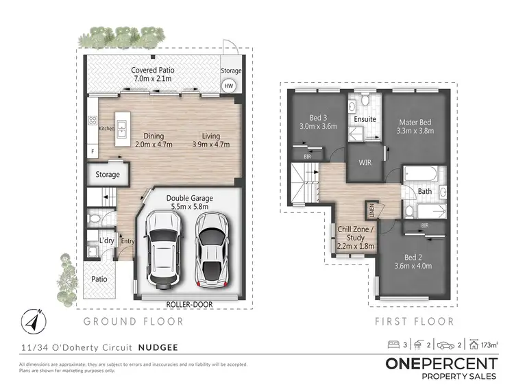 Floorplan of Homely townhouse listing, 11/34 O'Doherty Circuit, Nudgee QLD 4014