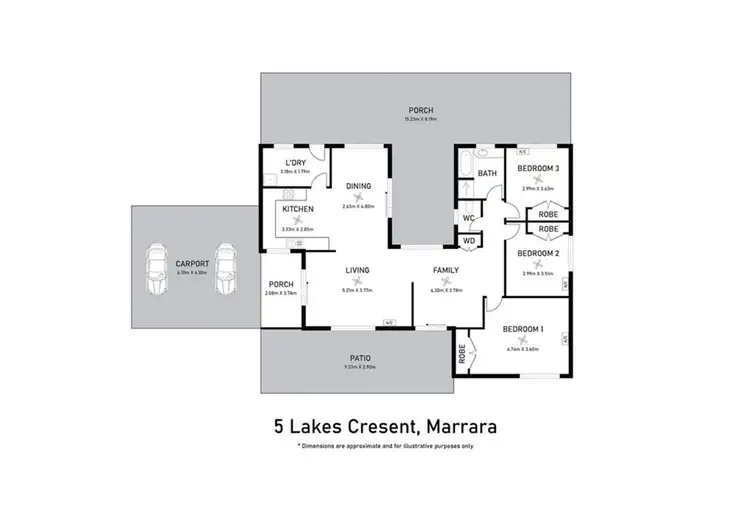 Floorplan of Homely house listing, 5 Lakes Cr, Marrara NT 812