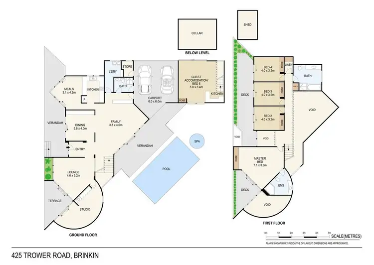 Floorplan of Homely house listing, 425 Trower Rd, Brinkin NT 810