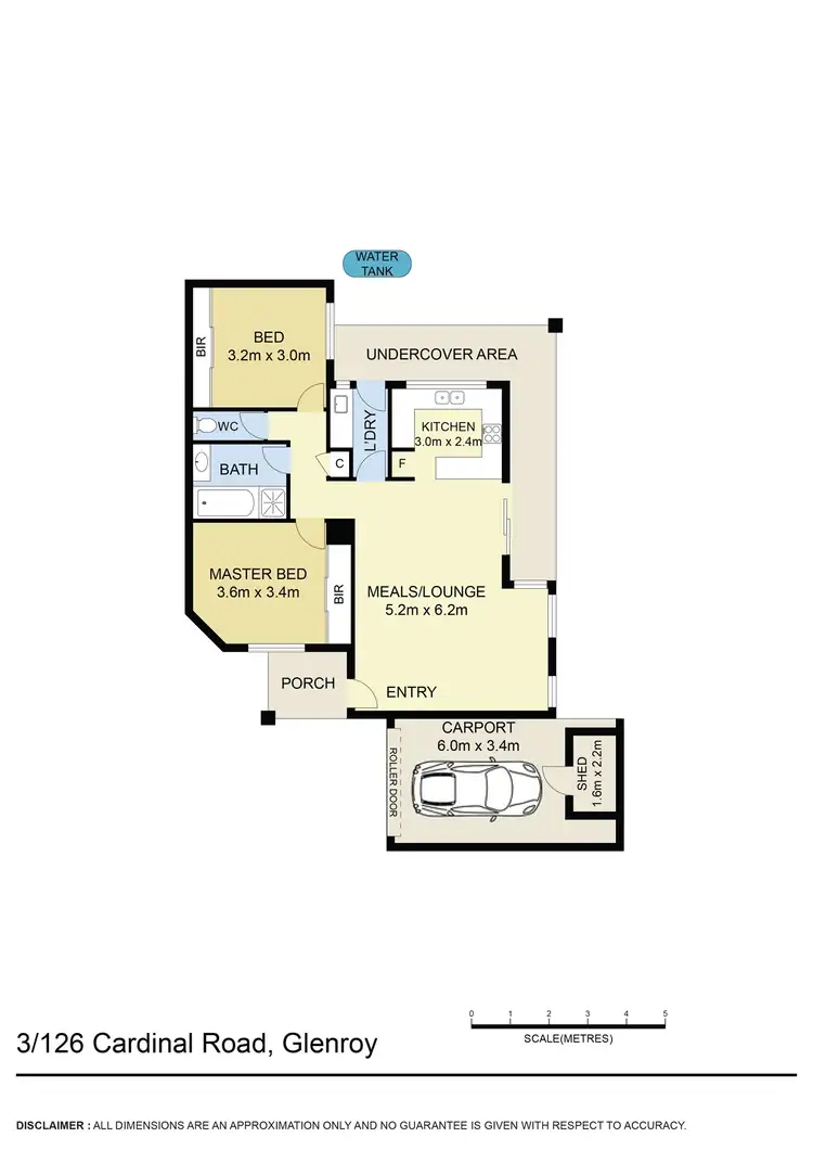 Floorplan of Homely unit listing, 3/126 Cardinal Road, Glenroy VIC 3046