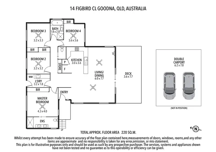 Floorplan of Homely house listing, 14 Figbird Close, Goodna QLD 4300