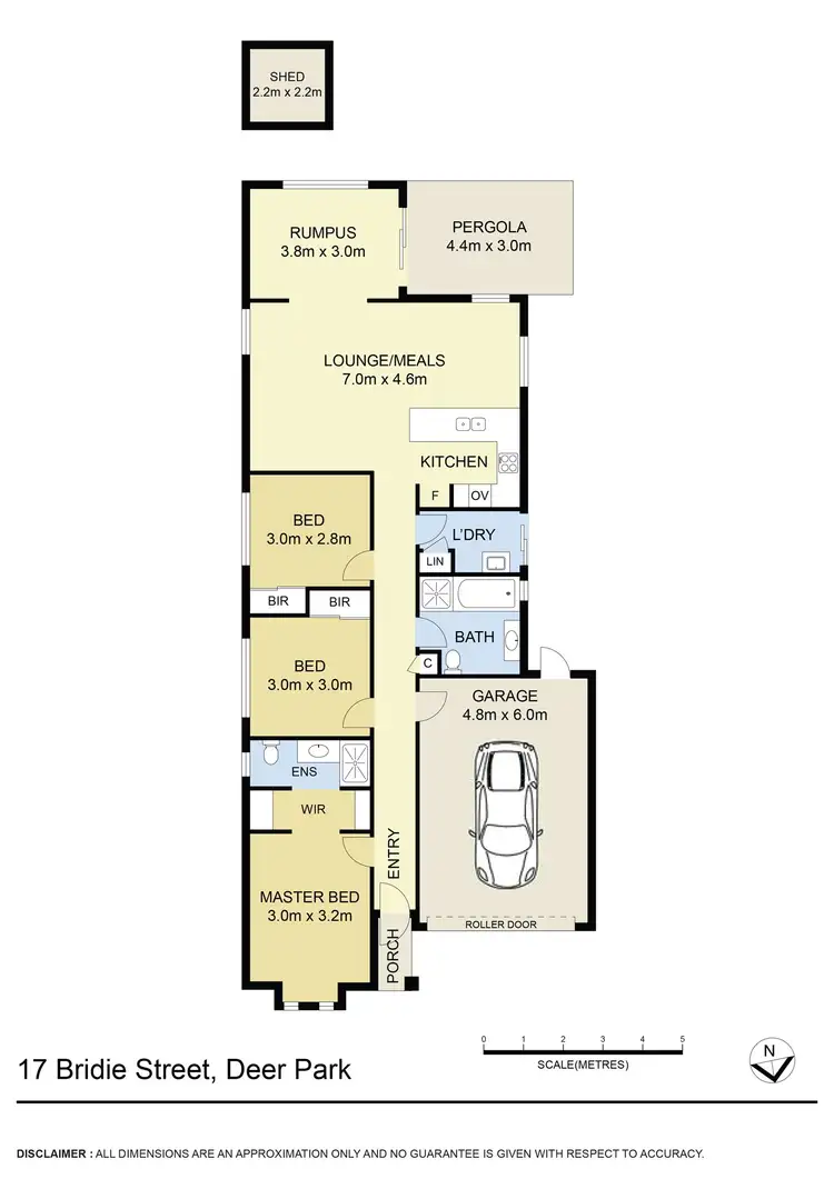 Floorplan of Homely house listing, 17 Bridie Street, Deer Park VIC 3023