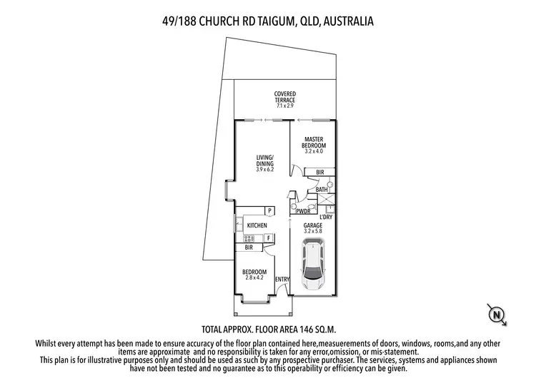 Floorplan of Homely villa listing, 49/188 Church Road, Taigum QLD 4018