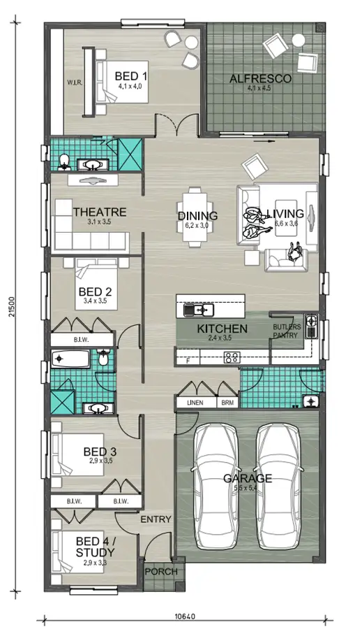 Floorplan of Homely house listing, 40 Elderberry Street, Marsden Park NSW 2765