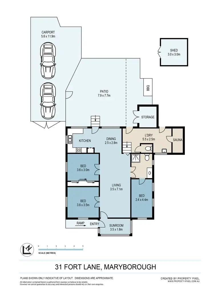 Floorplan of Homely house listing, 31 Fort Lane, Maryborough QLD 4650