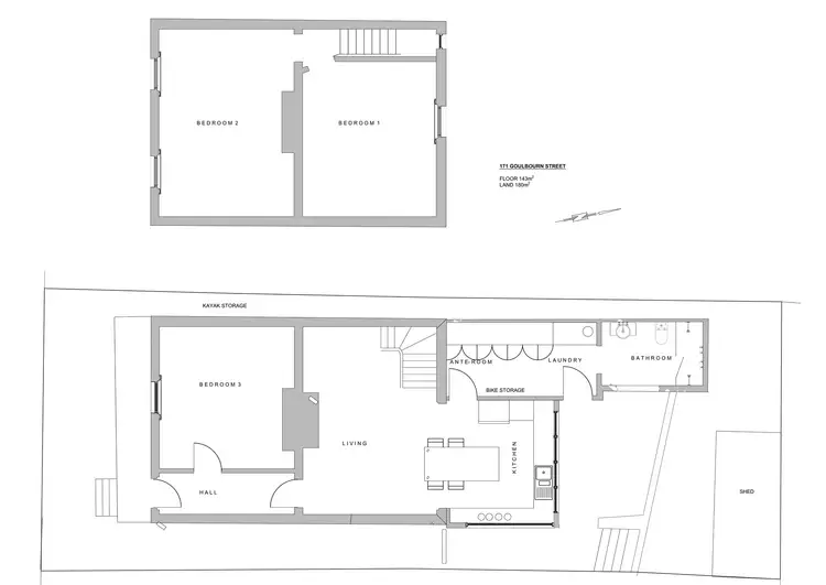 Floorplan of Homely house listing, 171 Goulburn St, West Hobart TAS 7000