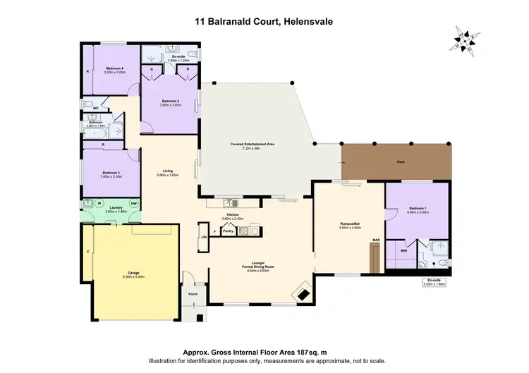 Floorplan of Homely house listing, 11 Balranald Court, Helensvale QLD 4212