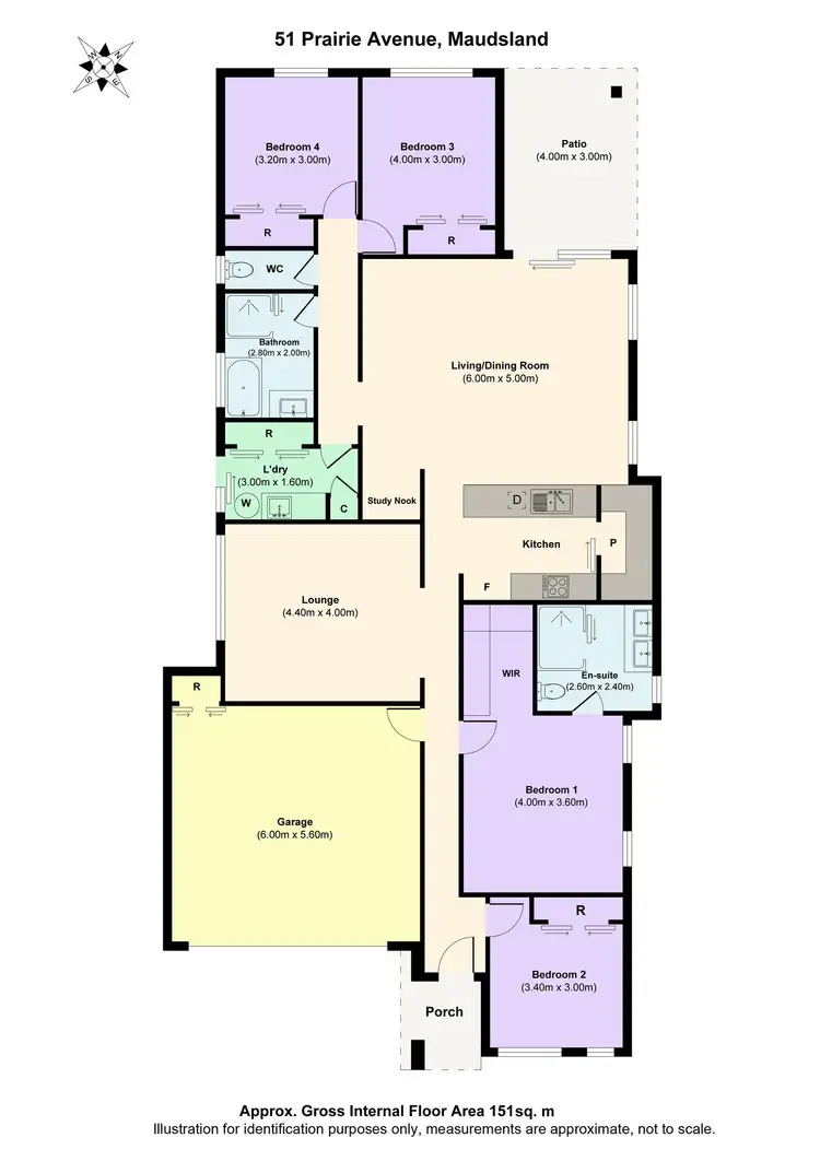 Floorplan of Homely house listing, 51 Prairie Avenue, Maudsland QLD 4210