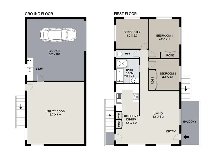 Floorplan of Homely house listing, 8 Oregon Court, New Auckland QLD 4680