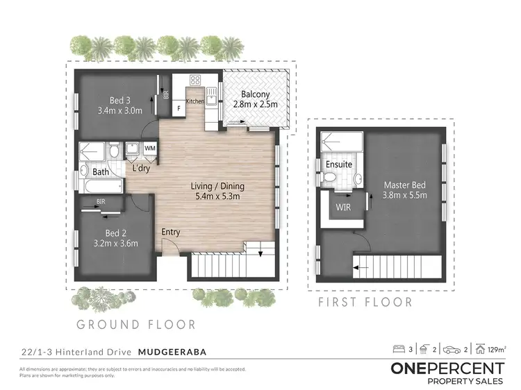 Floorplan of Homely unit listing, 22/1-3 Hinterland Drive, Mudgeeraba QLD 4213