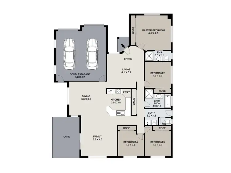 Floorplan of Homely house listing, 61 Col Brown Avenue, Clinton QLD 4680