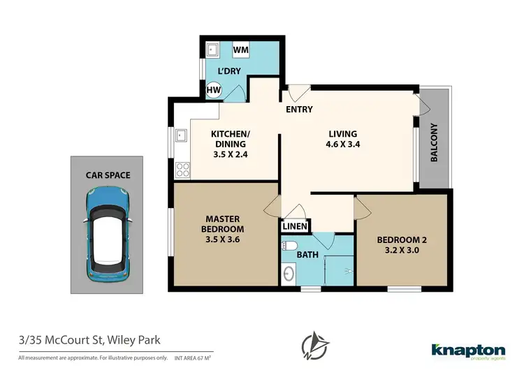 Floorplan of Homely unit listing, 3/35 Mccourt Street, Wiley Park NSW 2195