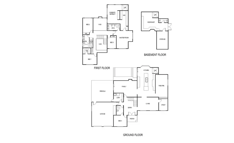 Floorplan of Homely house listing, 3-4 Lombard Court, Narre Warren North VIC 3804
