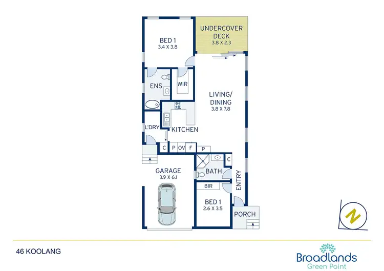 Floorplan of Homely retirement listing, 46/67 Koolang Road, Green Point NSW 2251
