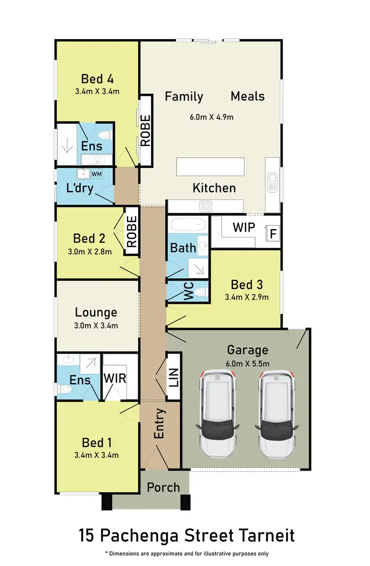 Floorplan of Homely house listing, 15 PECHANGA STREET, Tarneit VIC 3029