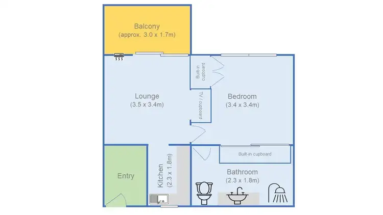 Floorplan of Homely retirement listing, 124/2 Kitchener Road, Cherrybrook NSW 2126