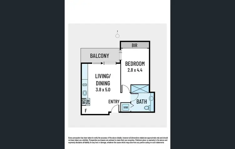 Floorplan of Homely apartment listing, 406/33 claremont street, South Yarra VIC 3141