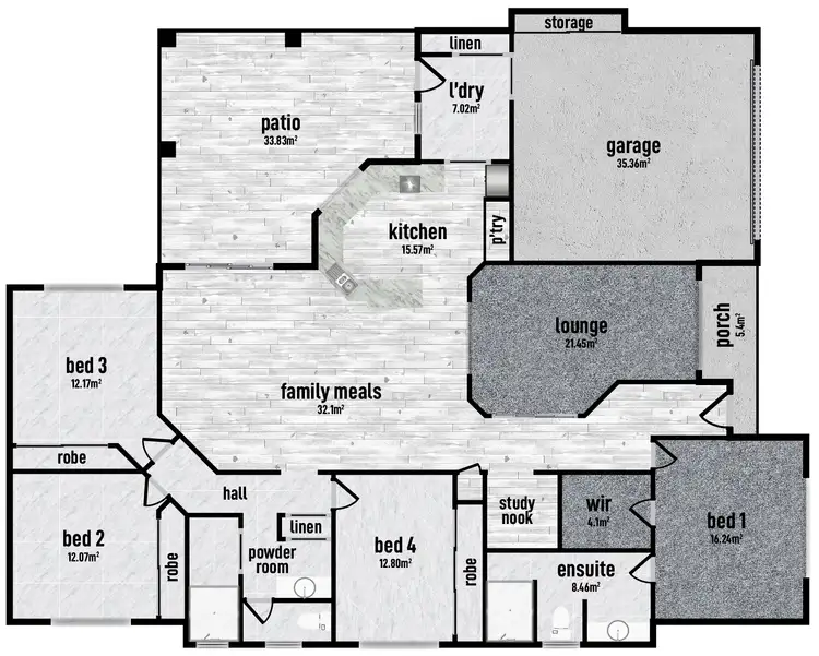 Floorplan of Homely house listing, 11 St Rita Court, Walkerston QLD 4751