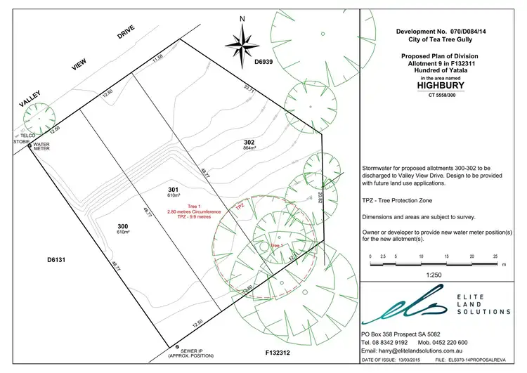 Floorplan of Homely land listing, 49 Valley View Drive, Highbury SA 5089