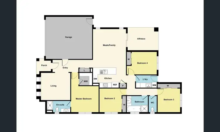 Floorplan of Homely house listing, 287 albert street, Sebastopol VIC 3356