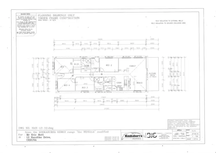 Floorplan of Homely house listing, 13 Handtke Drive, Ceduna SA 5690